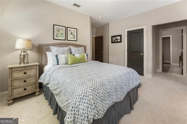 3000 Haven Mill Ln, Milton, GA 30004 - bedroom featuring light colored carpet