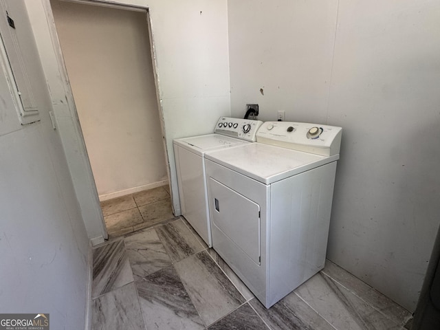13327 US Highway 17, Woodbine, GA 31569 - washroom featuring separate washer and dryer