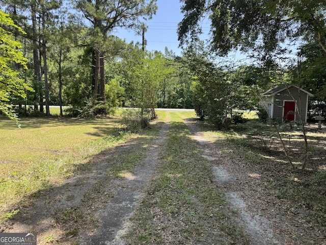 13327 US Highway 17, Woodbine, GA 31569 - view of yard with a shed