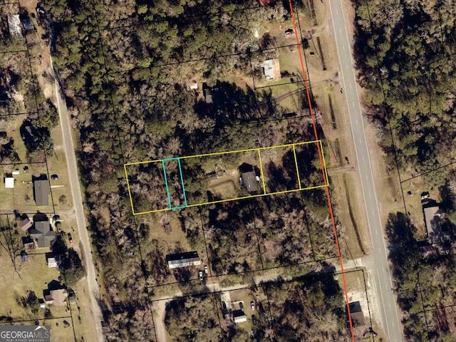13327 US Highway 17, Woodbine, GA 31569 - map of property location with property parcel outlined
