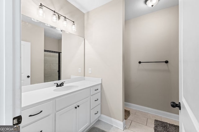 3875 Valley View Ct, Gainesville, GA 30501 - bathroom with vanity and tile patterned flooring