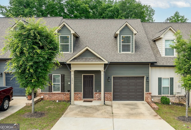 3875 Valley View Ct, Gainesville, GA 30501 - view of front of home featuring brick siding, roof with shingles, and driveway