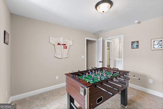 3875 Valley View Ct, Gainesville, GA 30501 - rec room featuring carpet and baseboards