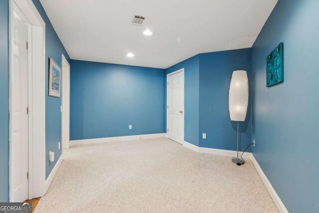 1316 Wind Chime Ct, Lawrenceville, GA 30045 - unfurnished bedroom featuring carpet, baseboards, recessed lighting, and a closet