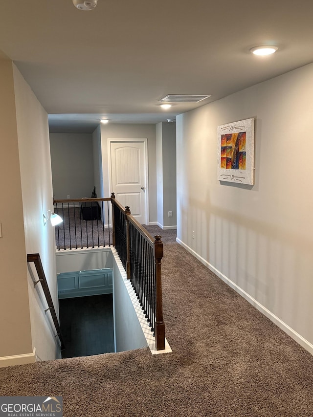419 Woodmill Way SW, South Fulton, GA 30331 - stairs with carpet and baseboards