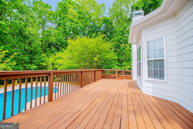 5995 Azalea Ridge Dr, Douglasville, GA 30135 - view of wooden terrace