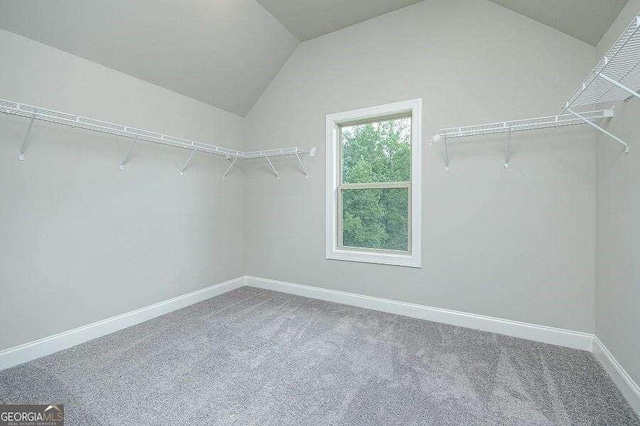 3018 Old Covington Rd Unit 3, Covington, GA 30014 - spacious closet featuring carpet and lofted ceiling