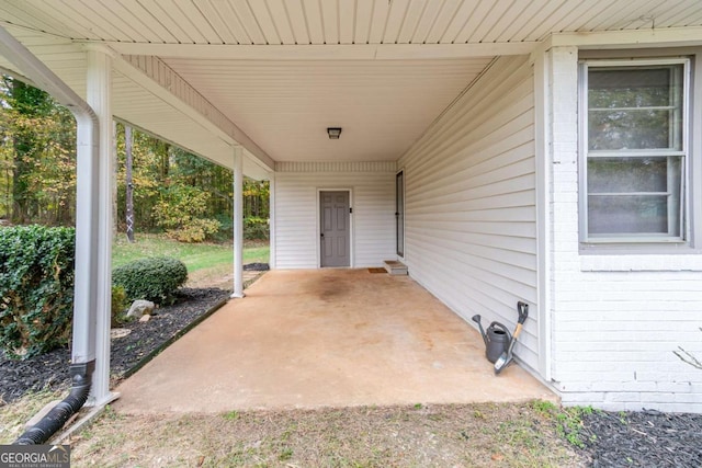 1902 Athens Hwy, Jefferson, GA 30549 - view of patio / terrace with an attached carport