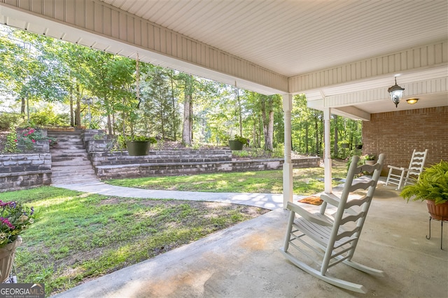 view of patio
