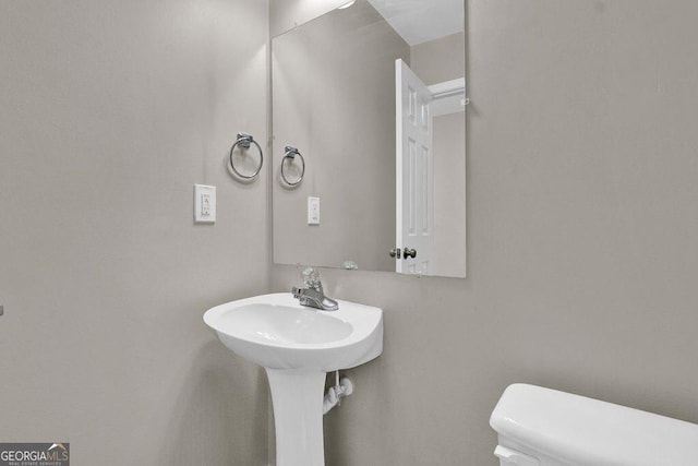 1280 Chandler Ridge Dr, Lawrenceville, GA 30045 - bathroom with toilet