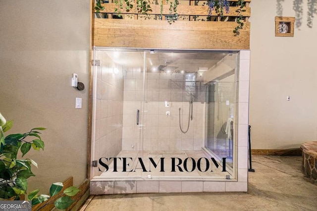 128 Graybrook Ct, Grayson, GA 30017 - bathroom with a shower stall