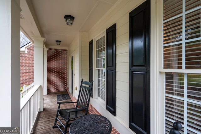 138 Knightwood Pt, Acworth, GA 30101 - view of covered porch