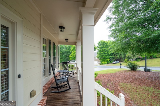 138 Knightwood Pt, Acworth, GA 30101 - view of porch