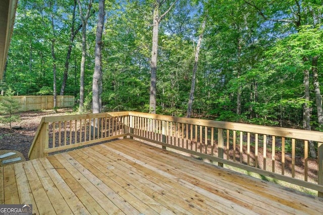 5155 Oakdale Ct, Douglasville, GA 30135 - wooden deck featuring a fenced backyard