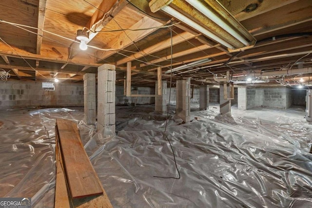 5155 Oakdale Ct, Douglasville, GA 30135 - view of unfinished below grade area