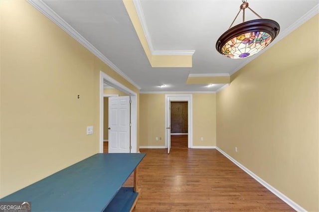 10890 Regal Frst, Suwanee, GA 30024 - interior space with crown molding, wood finished floors, and baseboards