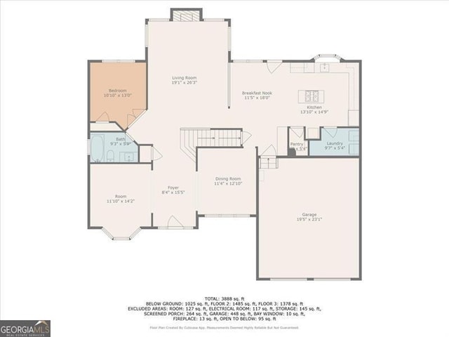 10890 Regal Frst, Suwanee, GA 30024 - home floor plan