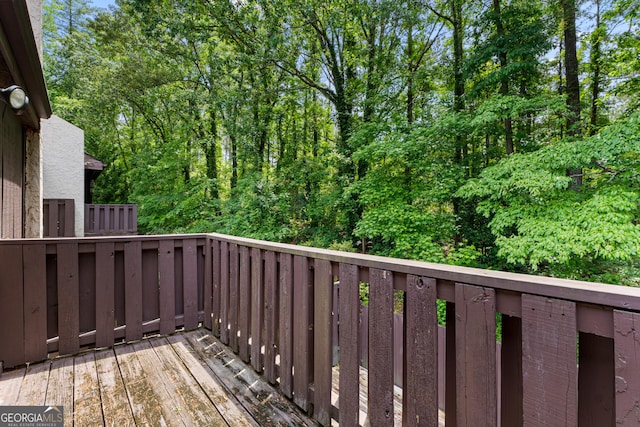 view of deck