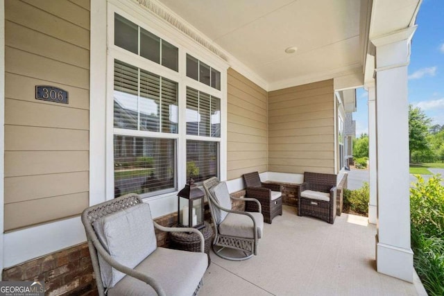 306 Cherokee Station Cir, Woodstock, GA 30188 - view of covered porch