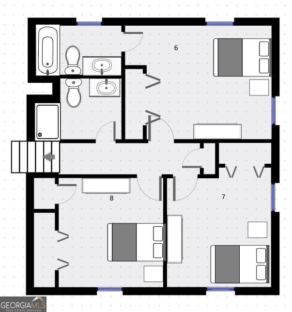 4244 Dorsey Ct SW, Lilburn, GA 30047 - room layout