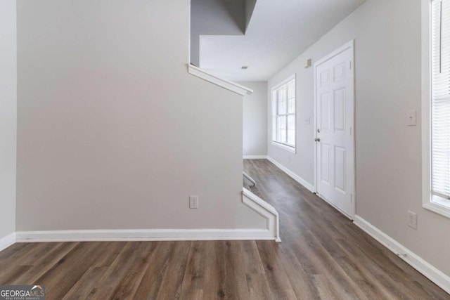 7623 Mcgillicuty Dr, Union City, GA 30291 - foyer with wood finished floors and baseboards