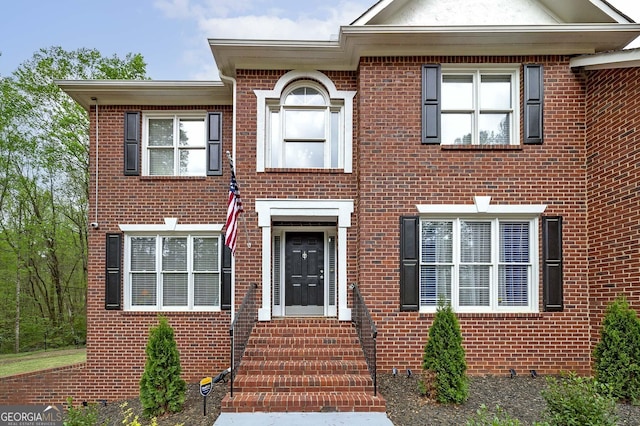 20 Allie Dr, Mcdonough, GA 30252 - view of front facade featuring brick siding and entry steps