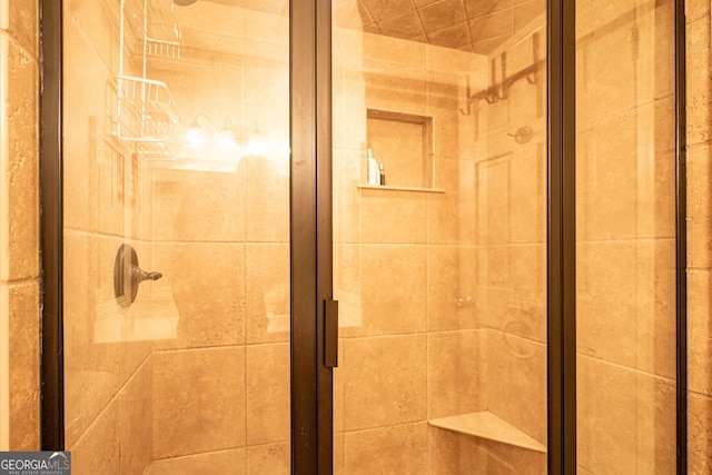 347 Brookridge Dr, Lagrange, GA 30241 - bathroom with a shower stall