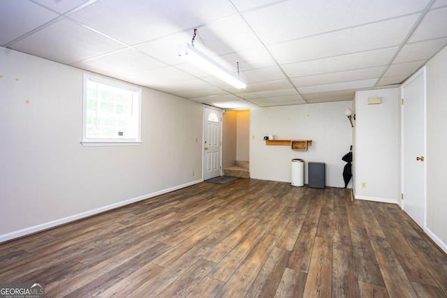 347 Brookridge Dr, Lagrange, GA 30241 - basement with wood finished floors