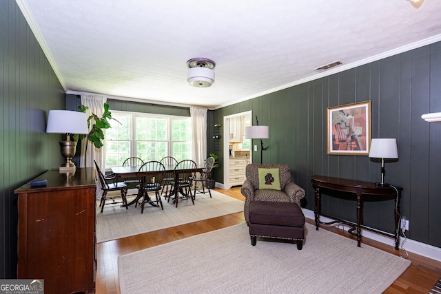 347 Brookridge Dr, Lagrange, GA 30241 - sitting room featuring wood finished floors and ornamental molding