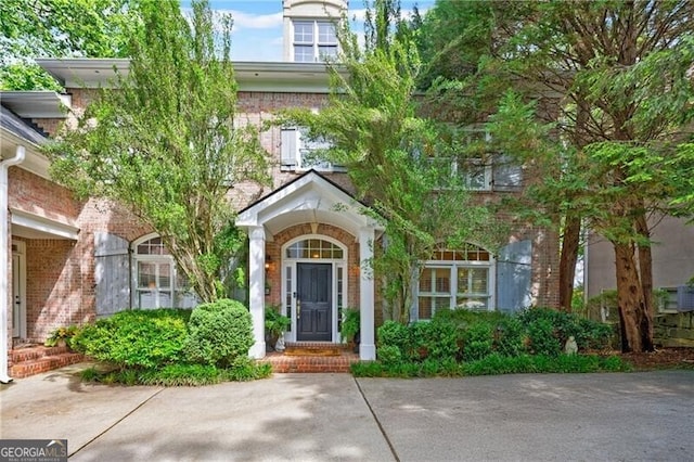 4470 Crestwicke Pointe, Atlanta, GA 30319 - entrance to property featuring brick siding