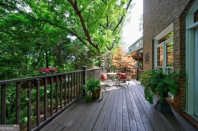 4470 Crestwicke Pointe, Atlanta, GA 30319 - deck featuring outdoor dining area