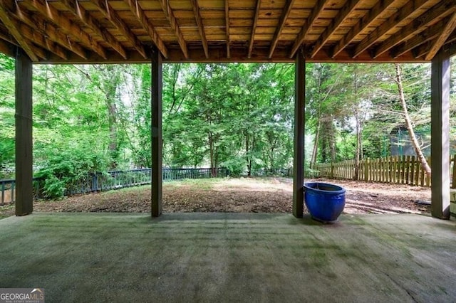 4470 Crestwicke Pointe, Atlanta, GA 30319 - view of patio / terrace with a fenced backyard