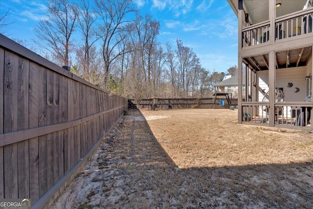 138 Lakestone Pkwy, Woodstock, GA 30188 - fenced backyard with a playground