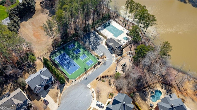 138 Lakestone Pkwy, Woodstock, GA 30188 - aerial view of a pool area
