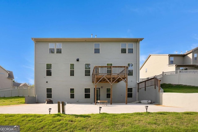 953 Mystic Way, Hampton, GA 30228 - rear view of property with a patio