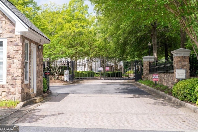 gate with fence