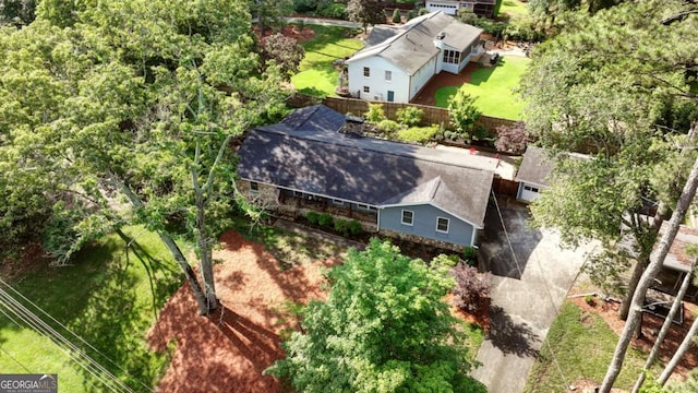 1280 Sherry Dr, Alpharetta, GA 30009 - aerial view of property and surrounding area