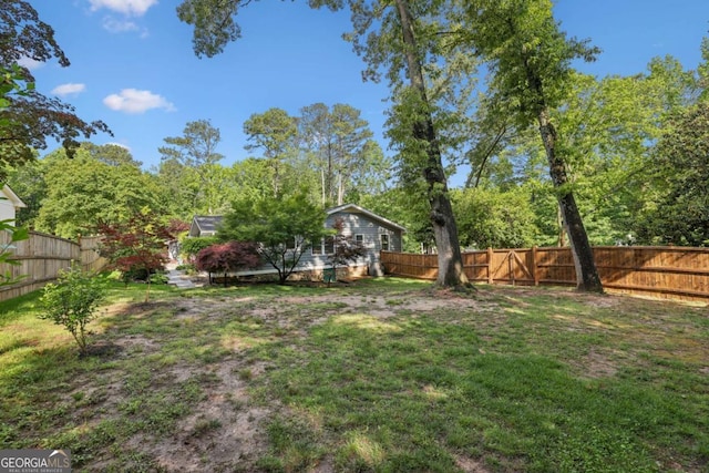 view of yard