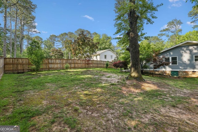 view of yard