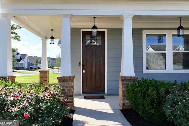 133 Wild Turkey Pass, Homer, GA 30547 - entrance to property with a porch