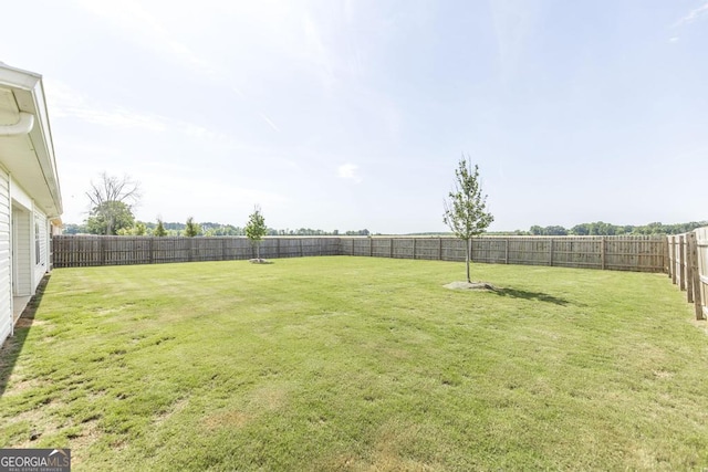 view of yard