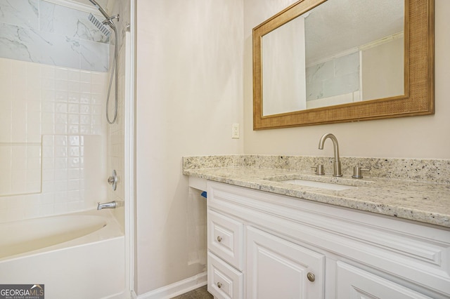 50 Fieldview Ln, Covington, GA 30016 - bathroom with vanity and bathtub / shower combination