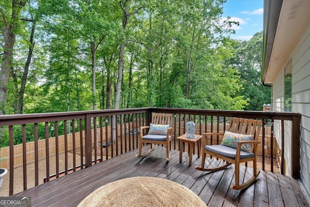 view of deck
