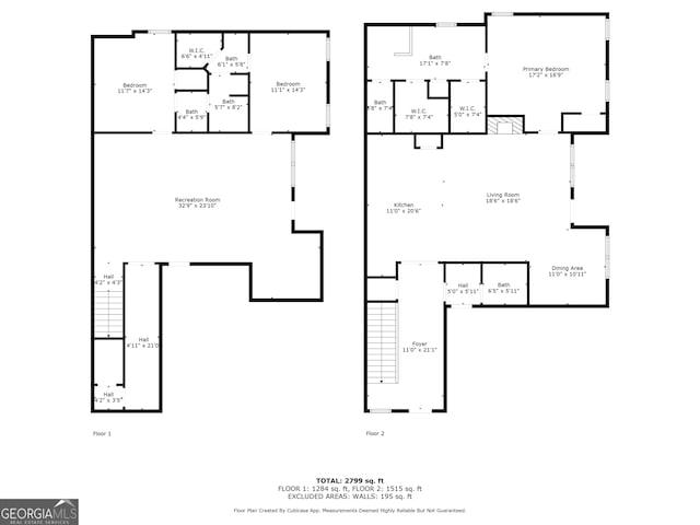 2499 Barrett Preserve Ct SW, Marietta, GA 30064 - property floor plan