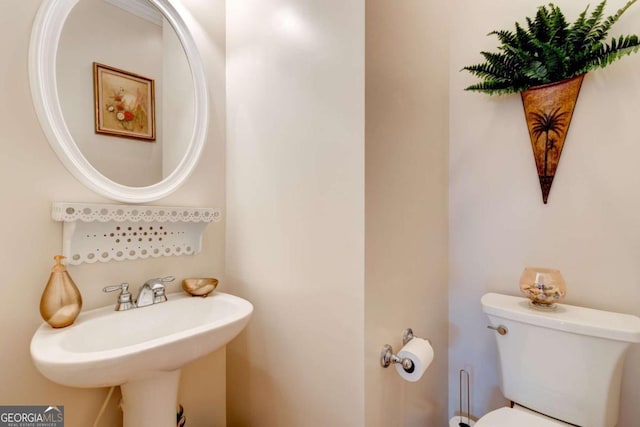 2707 Mariner Way, Villa Rica, GA 30180 - half bath featuring toilet and a sink