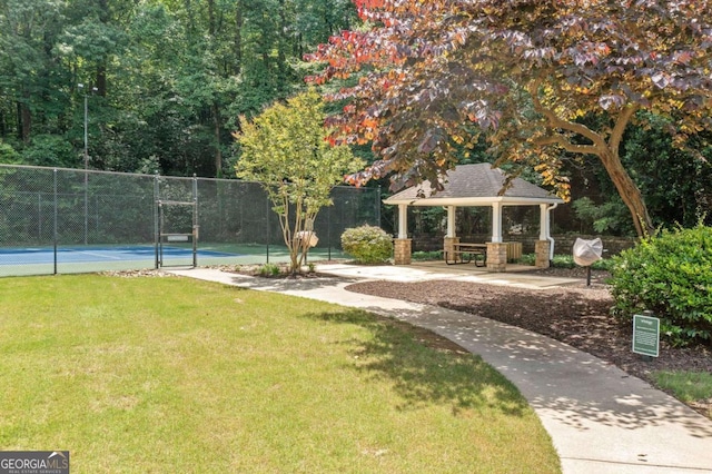 3200 Seven Pines Ct Unit 103, Atlanta, GA 30339 - surrounding community with a gazebo and a tennis court