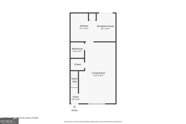 3200 Seven Pines Ct Unit 103, Atlanta, GA 30339 - property floor plan