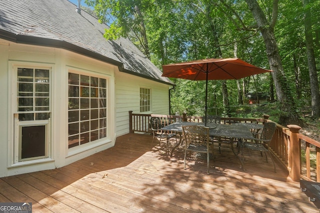 230 Vienna Way, Douglasville, GA 30134 - deck featuring outdoor dining space
