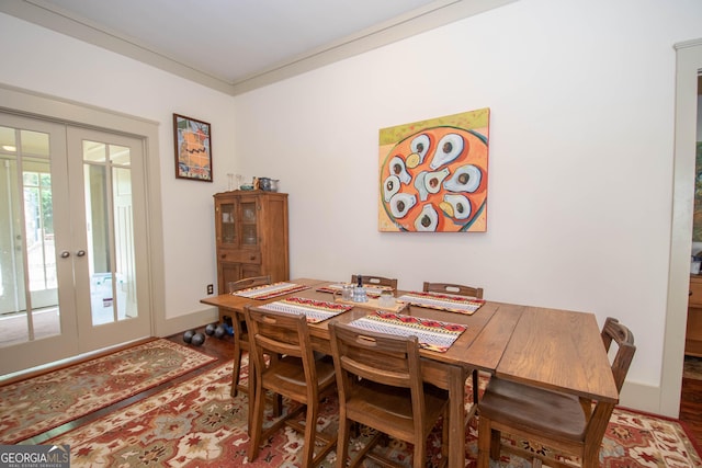 20 Salbide Ave, Newnan, GA 30263 - dining room with french doors and wood finished floors