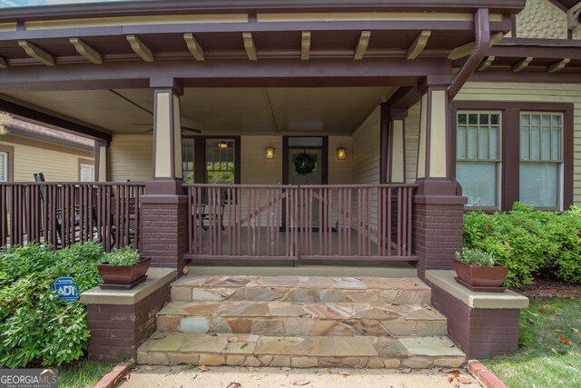 20 Salbide Ave, Newnan, GA 30263 - view of exterior entry featuring covered porch